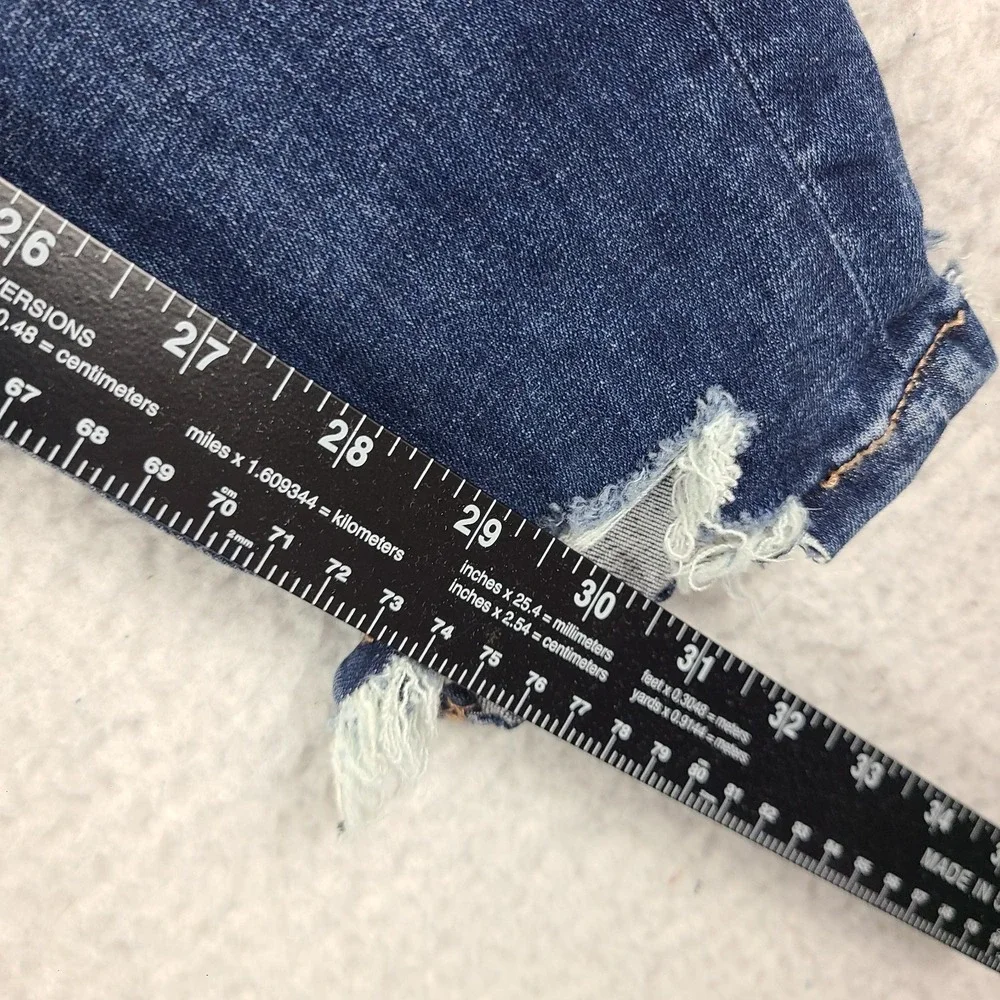 American Eagle Jeans Womens 14 Super Hi Rise Jegging Next Level Stretch Distress
